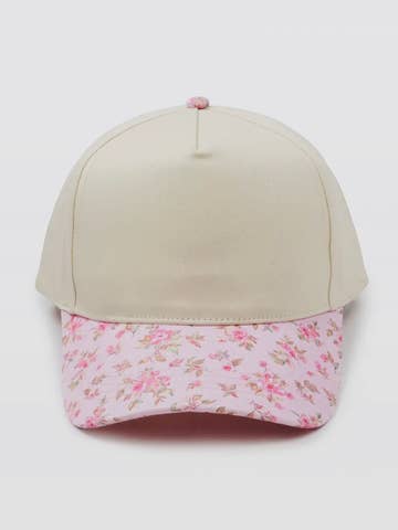 God is Good - Floral print brim Snapback Baseball Cap