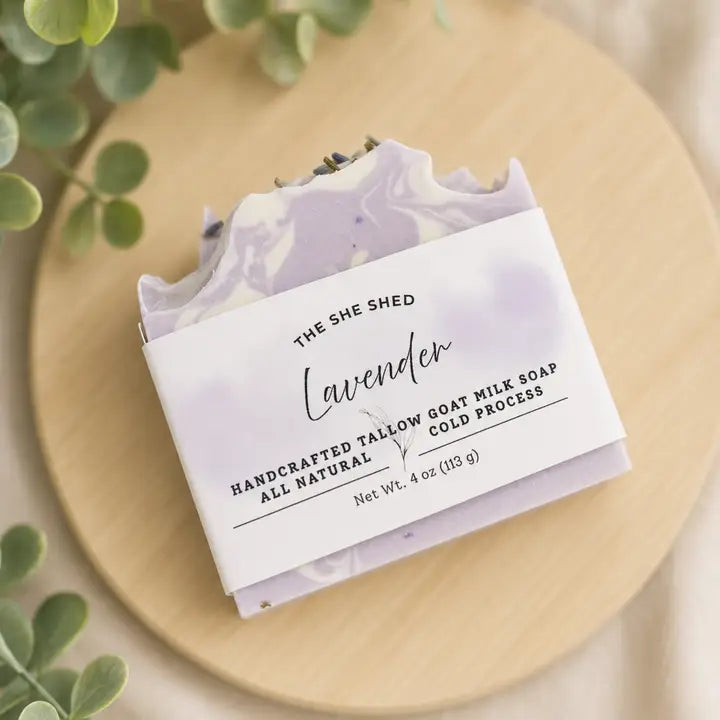 Lavender Tallow Goat Milk Soap