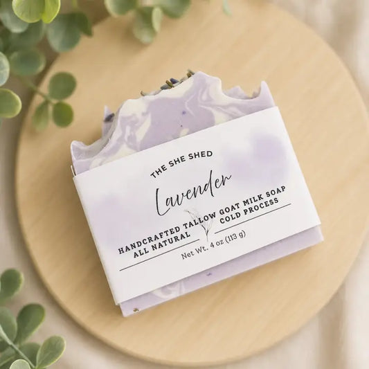 Lavender Tallow Goat Milk Soap