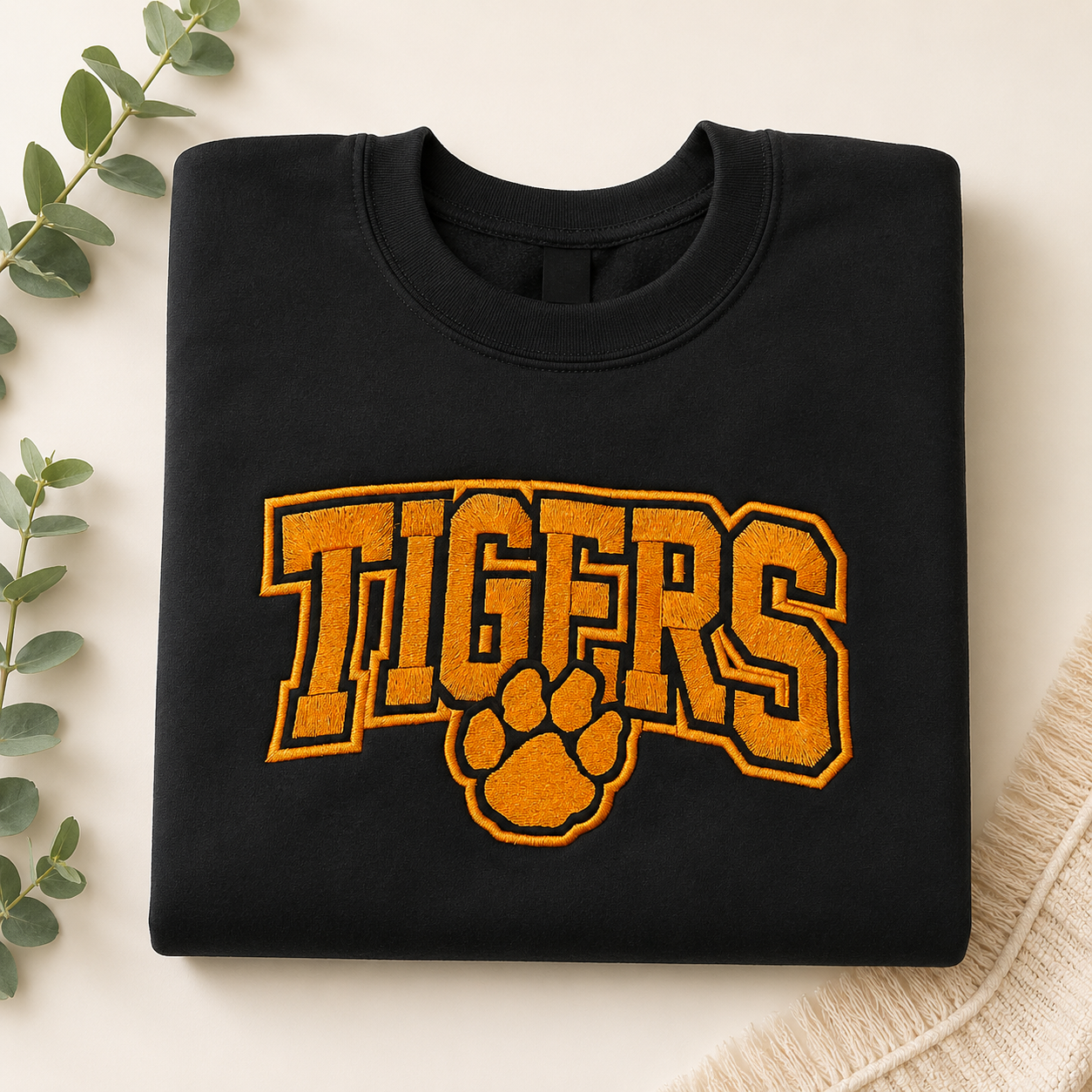Tigers - Embroidered Sweatshirt