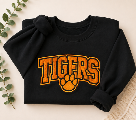 Tigers - Embroidered Sweatshirt