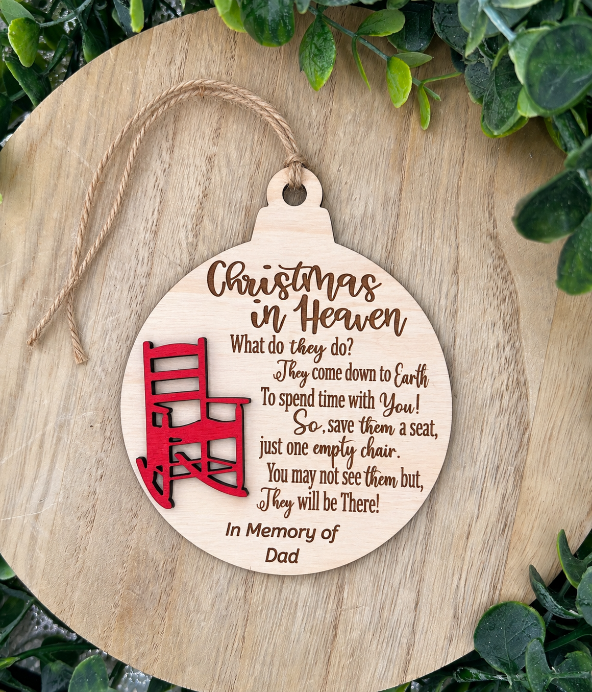 Wood Heaven Ornament