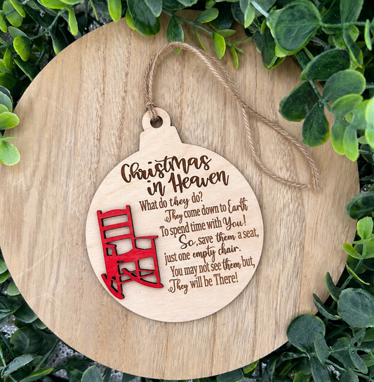 Wood Heaven Ornament