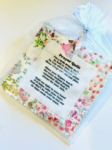 Handmade Quilted Pocket Prayer Quilt
