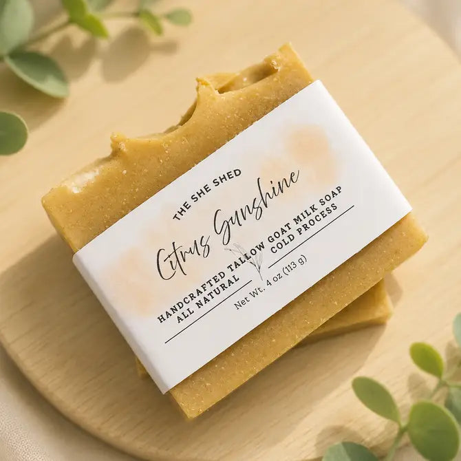 Citrus Sunshine Tallow Goat Milk Soap