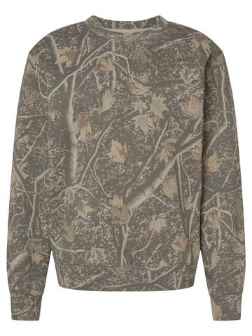 Embroidered  Deadwood Camo Crewneck