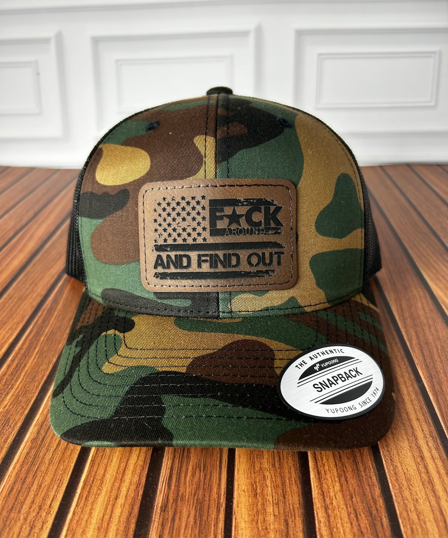 F around and find out snapback hat