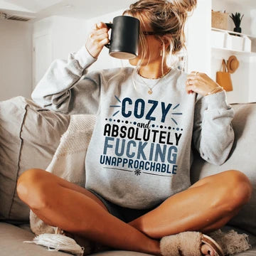 Cozy & Unapproachable blue
